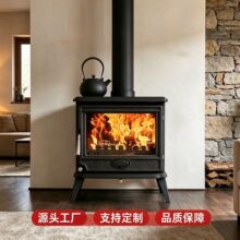 铸铁壁炉真火燃木柴别墅民宿装饰农村家用客厅小户型取暖炉
