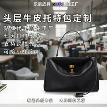包包定制真皮女包手提包头层牛皮托特包外贸跨境铂金凯莉包代加工
