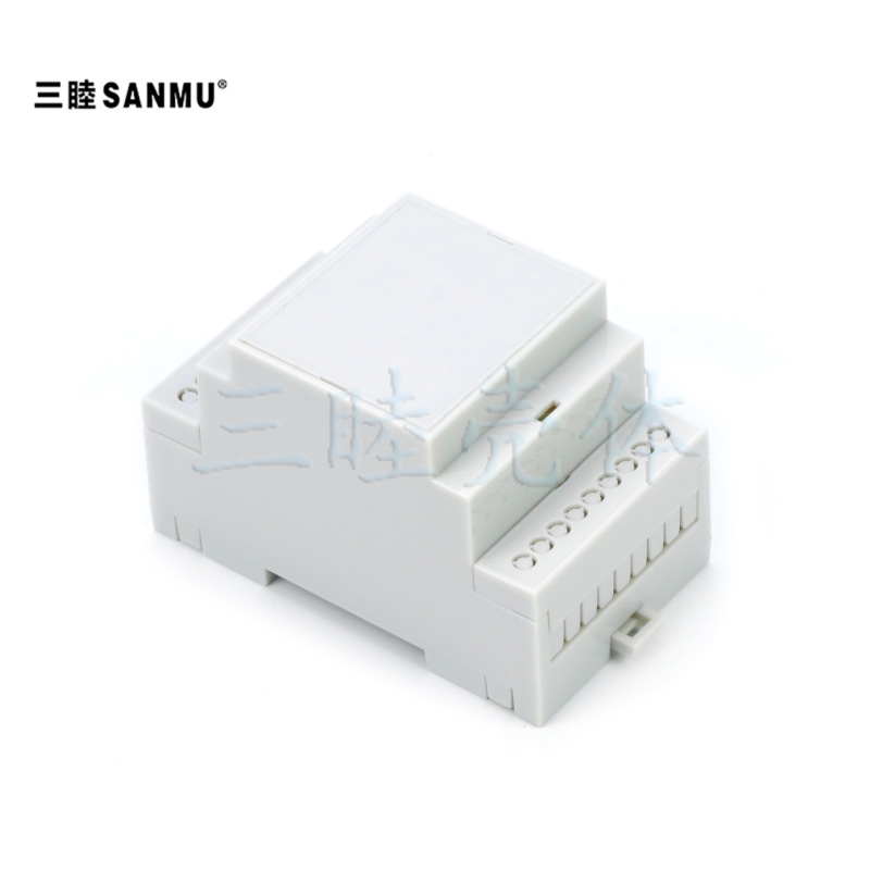 3-14-9 Rail Housing DIN Rail 35 Type Rail Mounting Terminal Block Guard 90 * 53 * 57MM