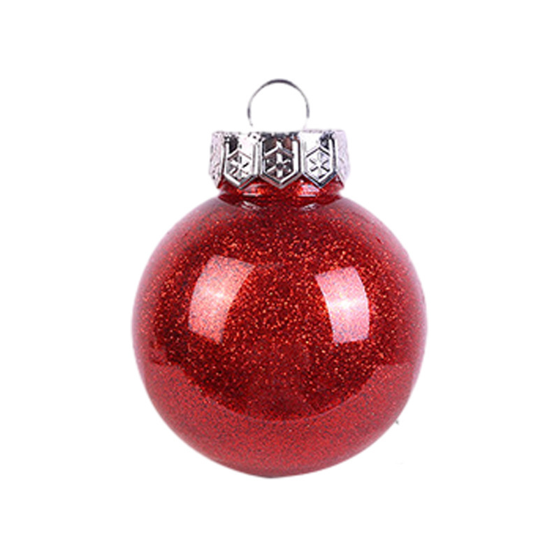 国境を越えた新しいクリスマスボール6cmクリスマスツリー装飾メッキプラスチックボール異形彩色クリスマスボールセットストラップ|undefined