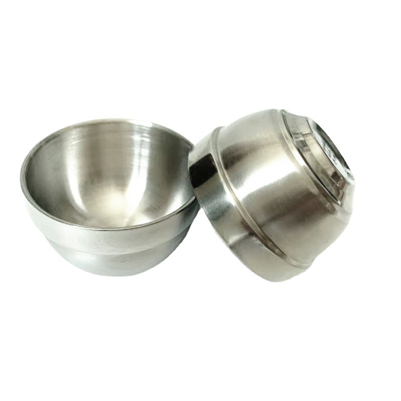 304不锈钢加厚小酒杯双层隔热小茶杯防烫小茶杯白酒杯迷你好运杯