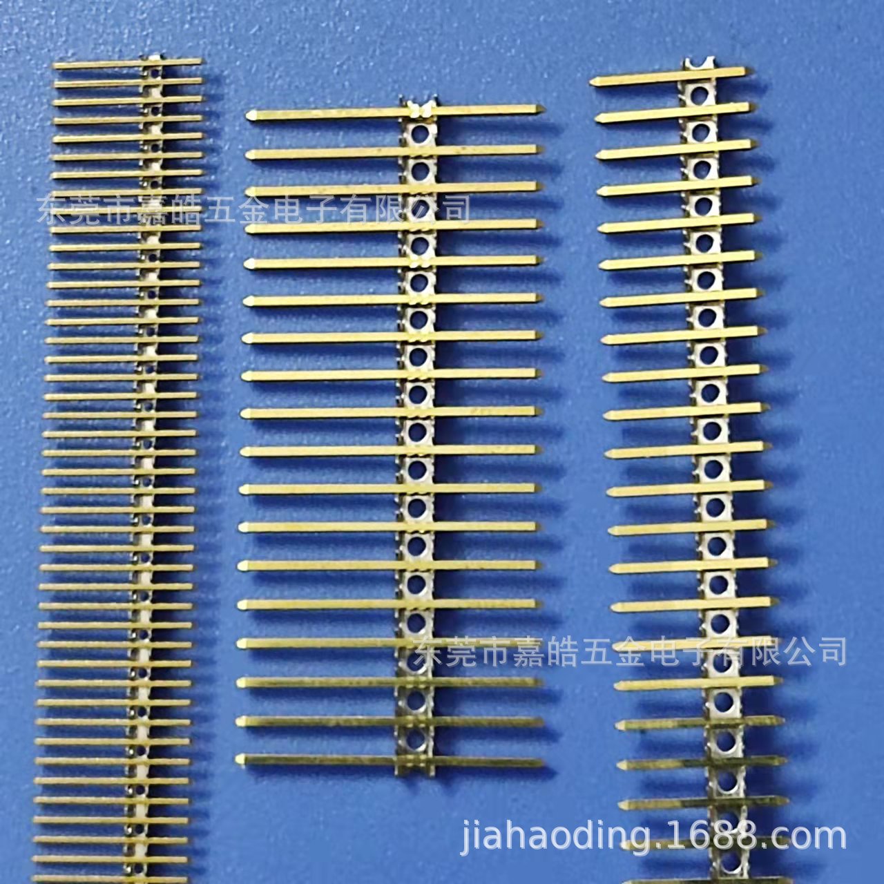 供应0.64镀金四方针 料带四方铜针 无毛刺方针免费送样