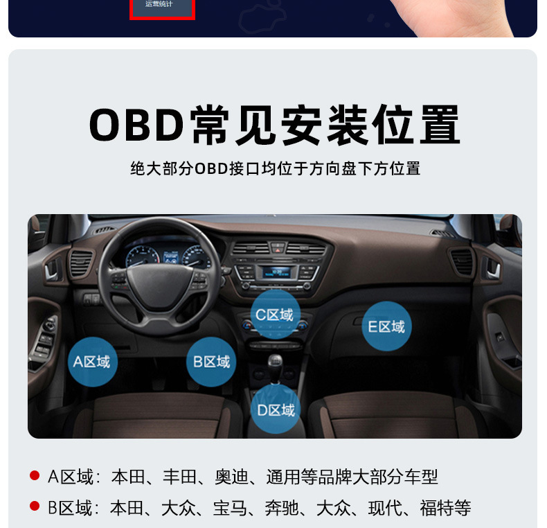 Single-Beidu Obd Fuel Consumption Detection Gps Tracker, No-Charging Vehicle Data Reading, Fuel Consumption Statistics, Fault Diagnosis