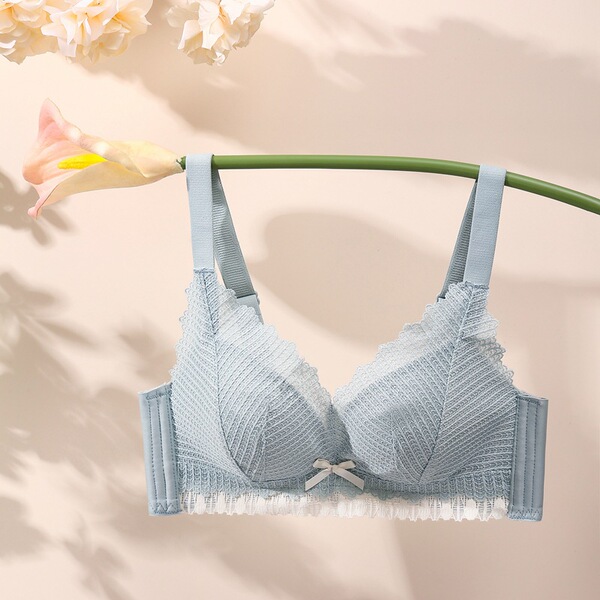 Lace latex supporting breathable underwear