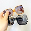 Sunglasses, sun protection cream, glasses with letters solar-powered, new collection, UF-protection, internet celebrity