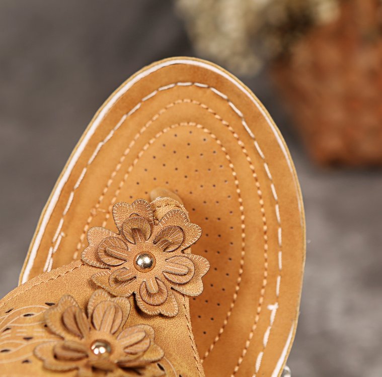 Sandali piatti da donna Scarpe comode e traspiranti per il tempo libero Scarpe comode da spiaggia in pelle per il mare all'aperto Scarpe estive da spiaggia chiuse_voghion.com