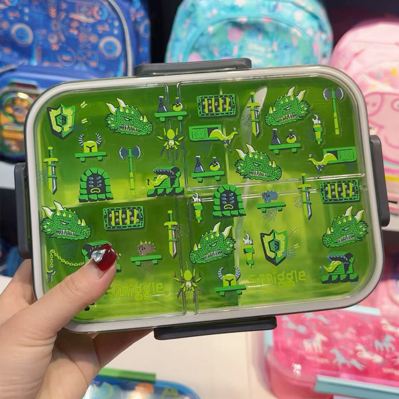 Fiambrera australiana smiggle para estudiantes de primaria y secundaria, lonchera de dibujos animados, lonchera de gran capacidad, caja de frutas para niños