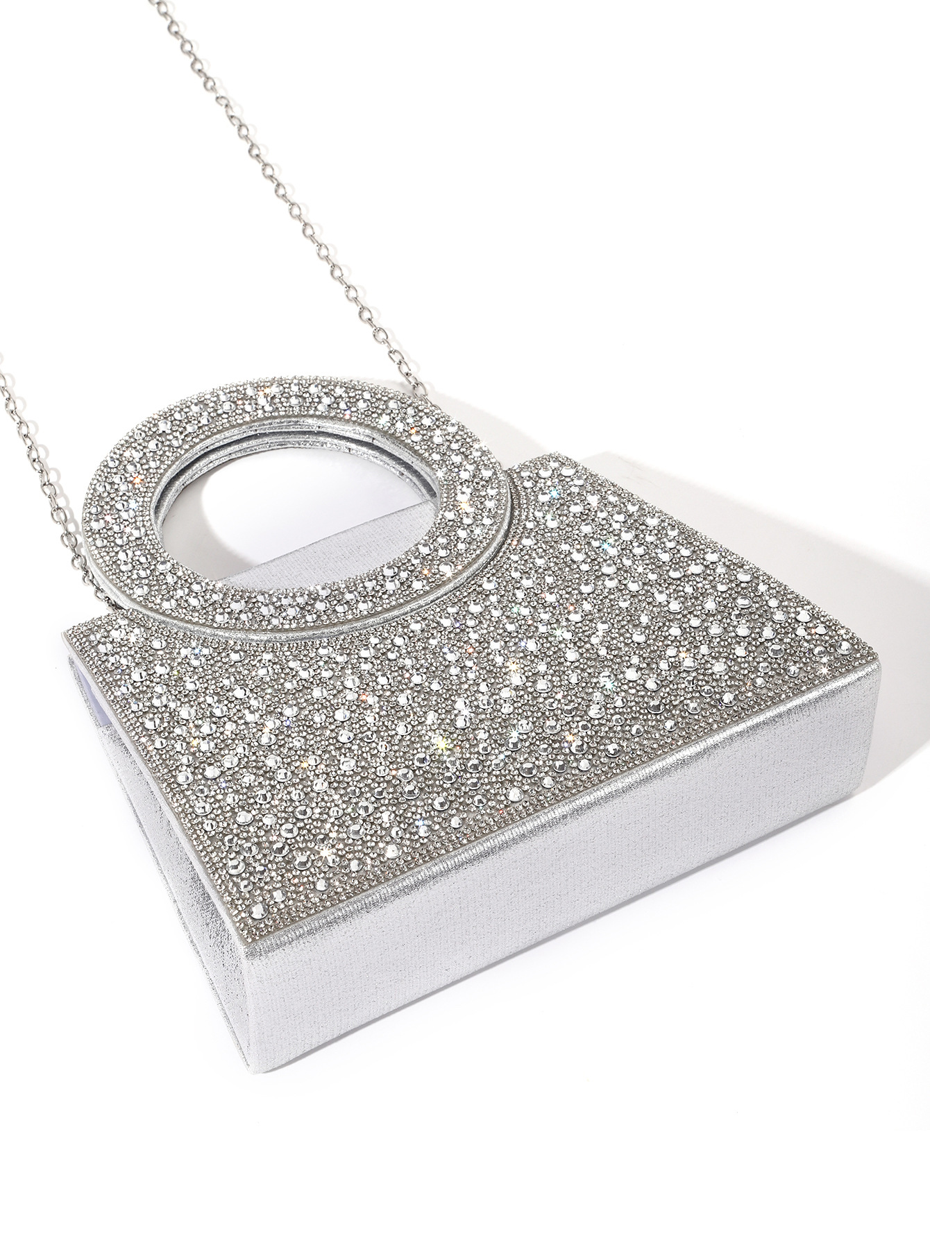 Borsa da sera a tracolla con strass per matrimoni e cerimonie_voghion.com