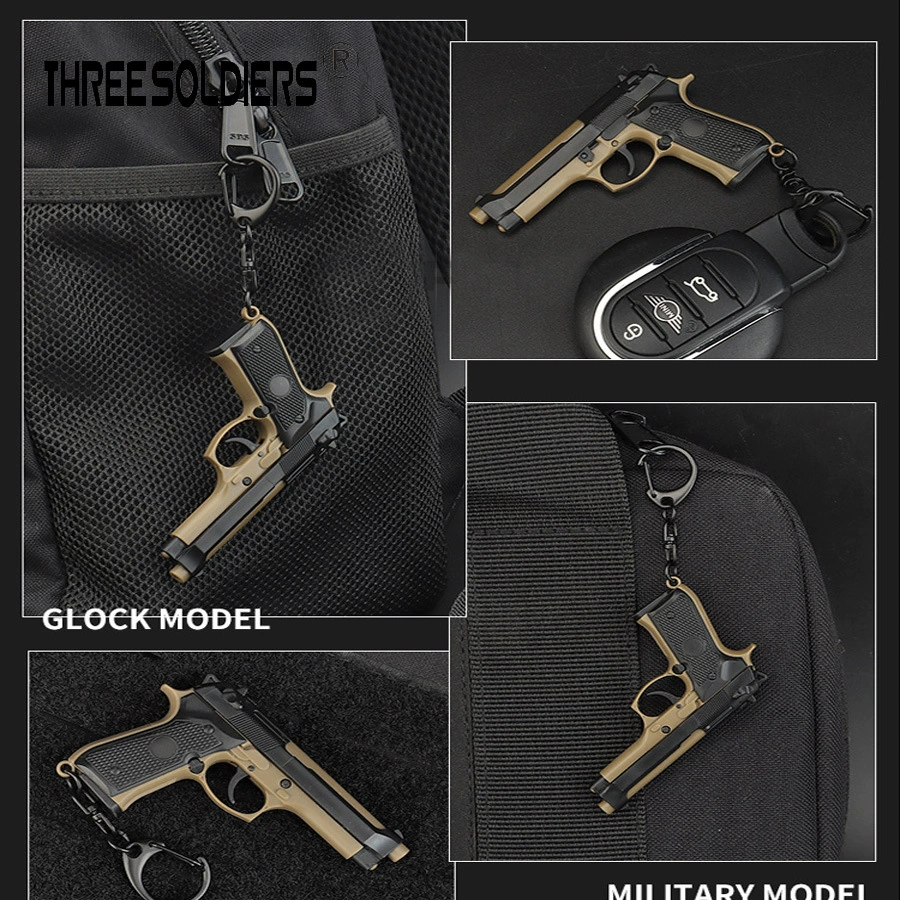 Small keychain, tactics backpack, vest, removable pendant, plastic toy