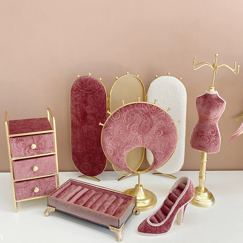 New Pattern Bean Paste Display Stand Jewelry Display Stand Jewelry Stand Ring Stand Pendant Necklace Bracelet Display Ready Stock