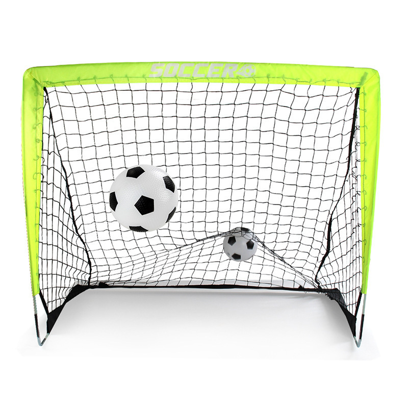 Transfronterizos amazónicos ocio infantil plegable patear la red de fútbol portátil indoor y outdoor juguetes deportivos tradicionales