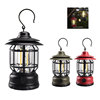 Cross border Retro Lantern led Camping lights TYPE-C charge Camping lights Dimming outdoors portable Power failure emergency lamp
