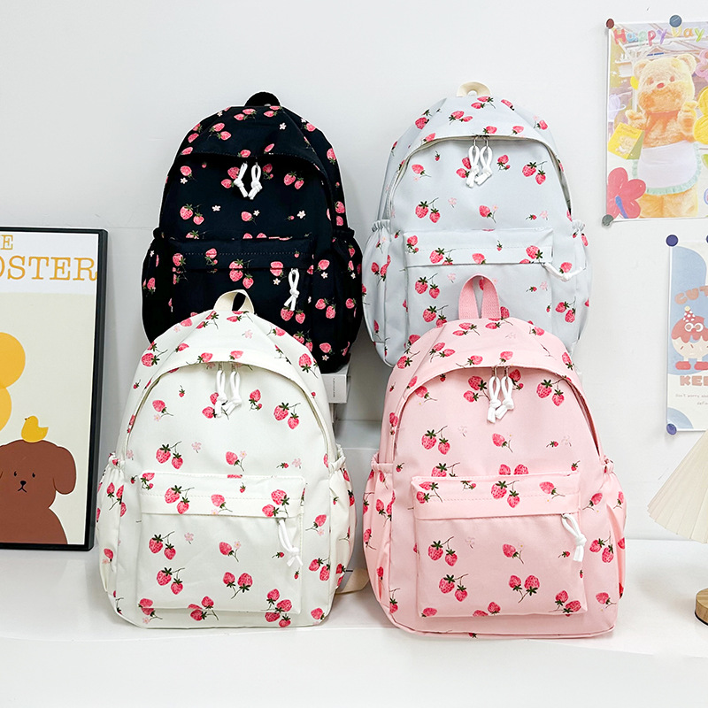 2025 nueva mochila escolar de gran capacidad de dibujos animados linda mochila para estudiantes de primaria y secundaria casual mochila de gran capacidad resistente al desgaste