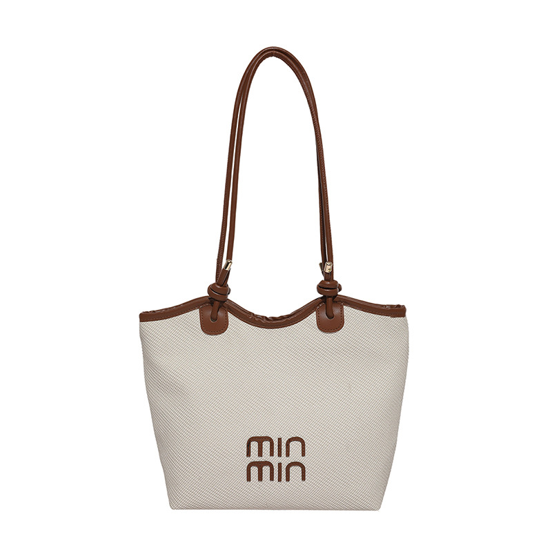 Transfronterizos al por mayor moda simple de viaje a la oficina brazo bolso de hombro de gran capacidad de color sólido bolso de mujer