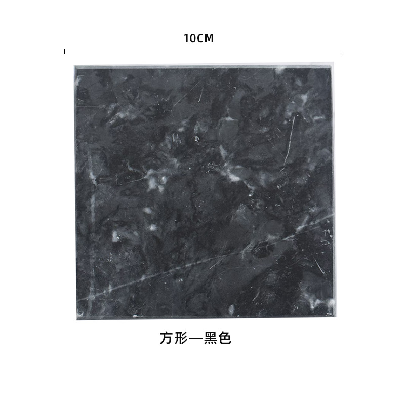 Nórdico estilo simple bandeja de mármol natural postre creativo plato de comida occidental placa de almacenamiento de joyería placa de decoración