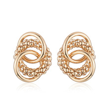 B401亚马逊欧美流行耳环属夸张大圈圈个性耳圈  热销耳饰镂空耳钉