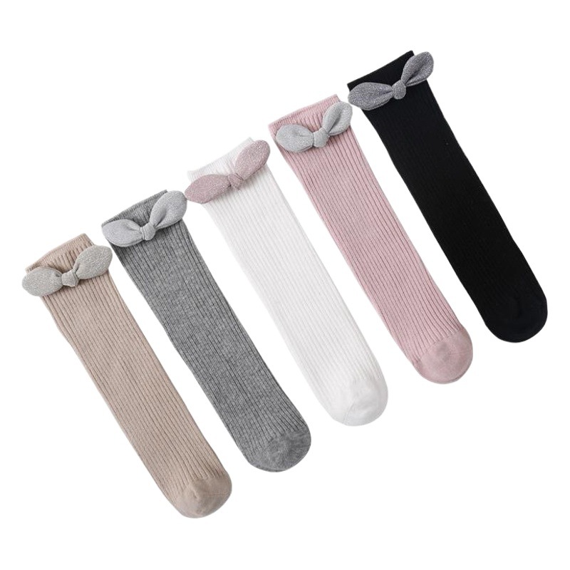 19 calcetines para niños nuevos primavera y otoño algodón peinado medias de princesa calcetines para niñas estilo coreano Corea del Sur moda para niñas