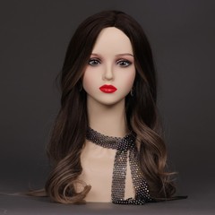 かつらのモデルの特頭cosアニメアクセサリーの写真撮影道具pvc女性の美容店はかつらのファッションの女性の頭のモデルを展示します。