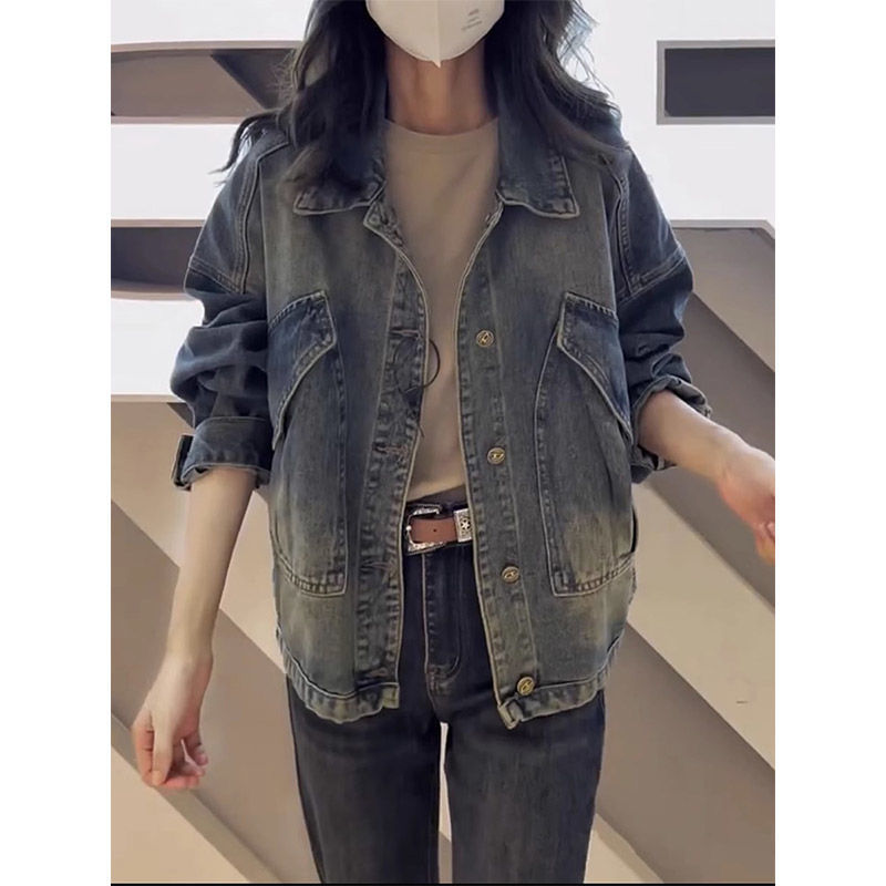 小香风牛仔外套2025新秋冬大码女装胖mm夹克超好看感上衣|undefined
