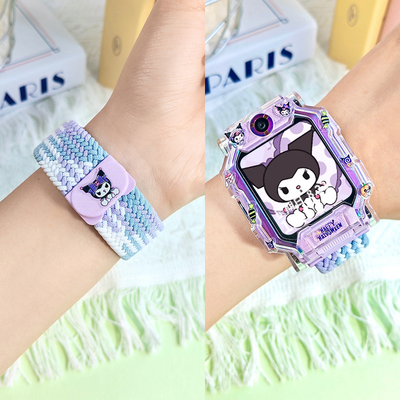 For genius phone watch Z8A/Z9/Z10 cartoon woven magnetic strap Z6Pro/Z6S/D2A