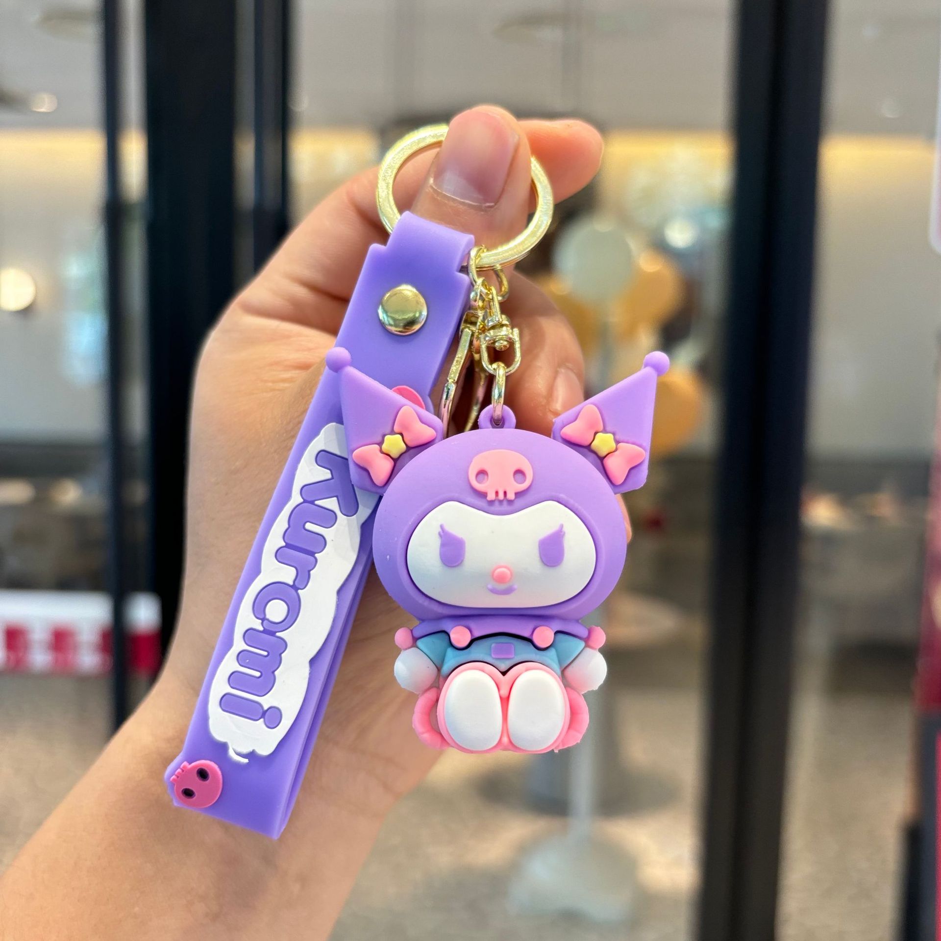 Transfronterizo Sanrio colgante de llavero de PVC muñeca llavero Kuolomi pareja llavero de regalo para niños