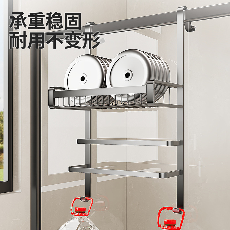 Hole-free multifunctional bathroom towel rack shower room glass door…