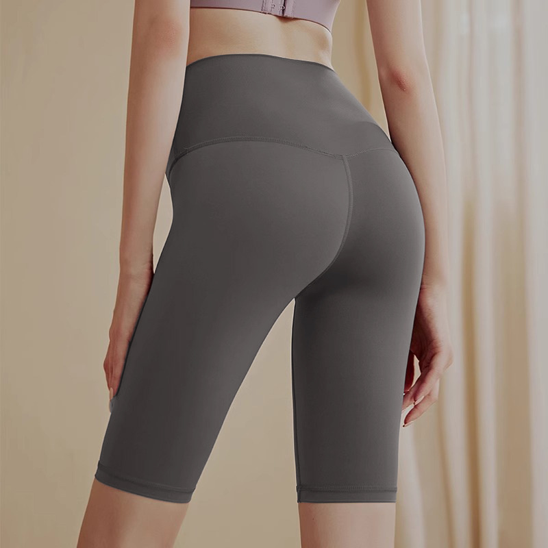 No Embarrassment Line Yoga Shorts Women's Five-point Pants Tight Fitness Pants High Waist Hip-lifting Sports Running Cycling Pants Summer No Embarrassment Line Yoga Shorts Women's Five-point Pants Tight Fitness Pants High Waist Hip-lifting Sports Running Cycling Pants Summer
