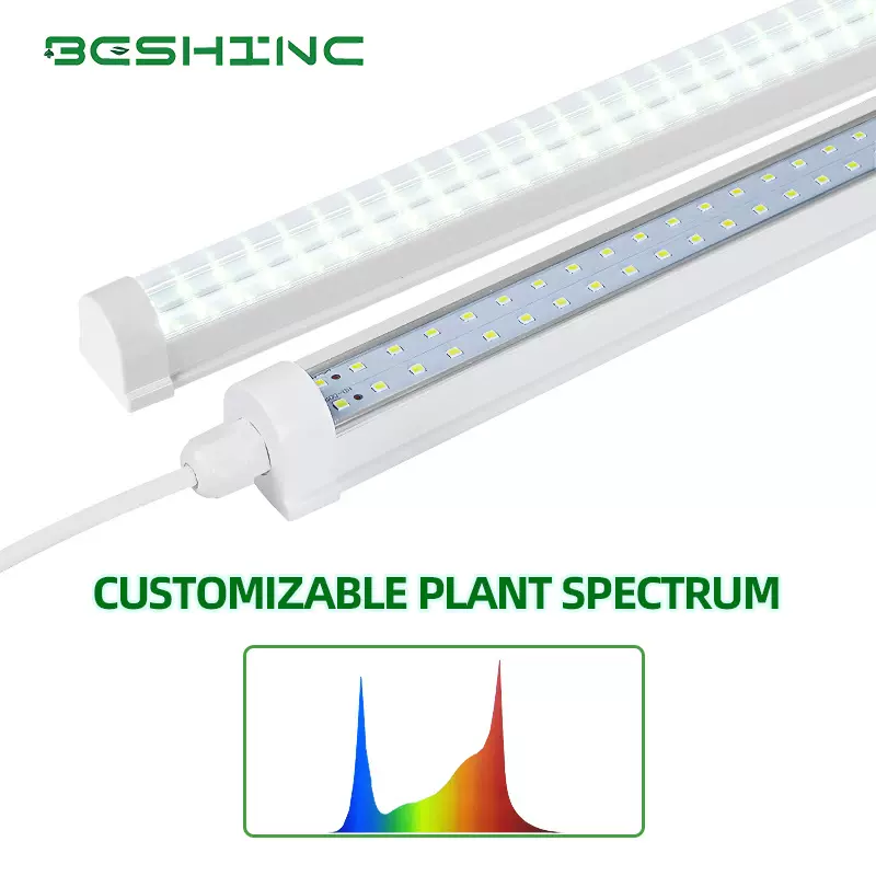 定制T8植物补光灯LED大棚育苗水培全光谱大棚花卉蔬菜植物生长灯