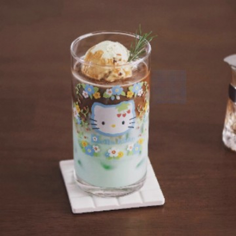 可爱猫玻璃杯卡通高颜值冷饮果汁牛奶咖啡喝水杯子|undefined