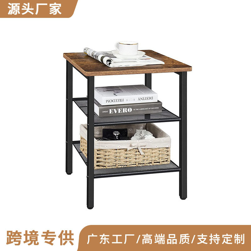 Table 3 Layer Side Table Bedside Table Industrial Side Sofa Table Suitable for Living Room Bedroom Stable Metal Frame Table 3 Layer Side Table Bedside Table Industrial Side Sofa Table Suitable for Living Room Bedroom Stable Metal Frame