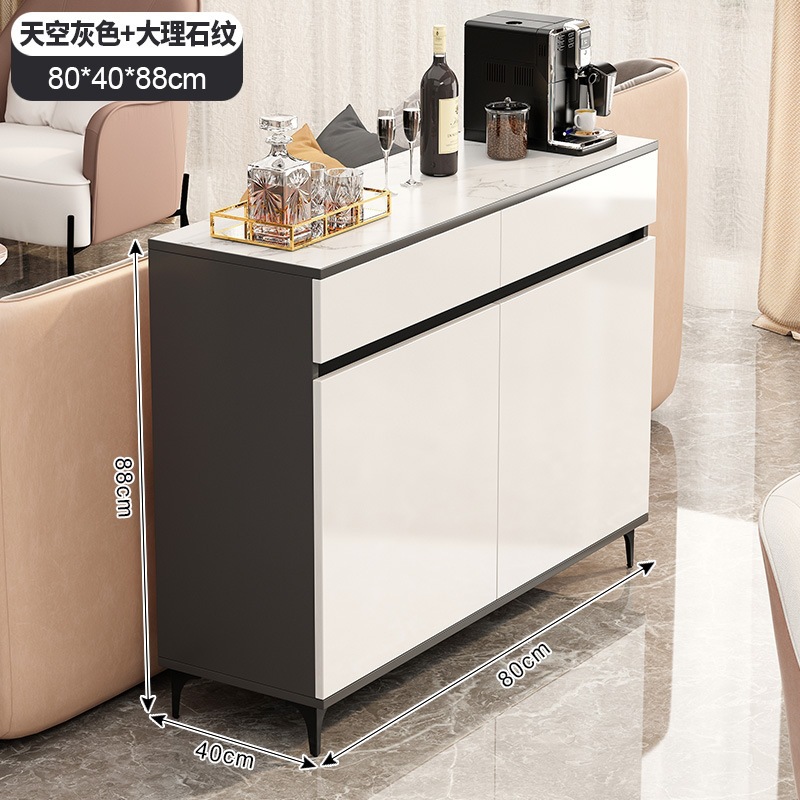 Fábrica de venta directa armario de té armario de comedor armario moderno simple sala de estar contra la pared integrada caja de almacenamiento
