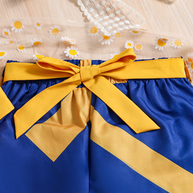 Summer New Children's Wear Sling Top Fashion Printed Pants Girl's Set_voghion.com