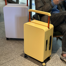 2025新款中置宽拉杆20寸旅行箱男女多功能24寸可登机密码PC行李箱
