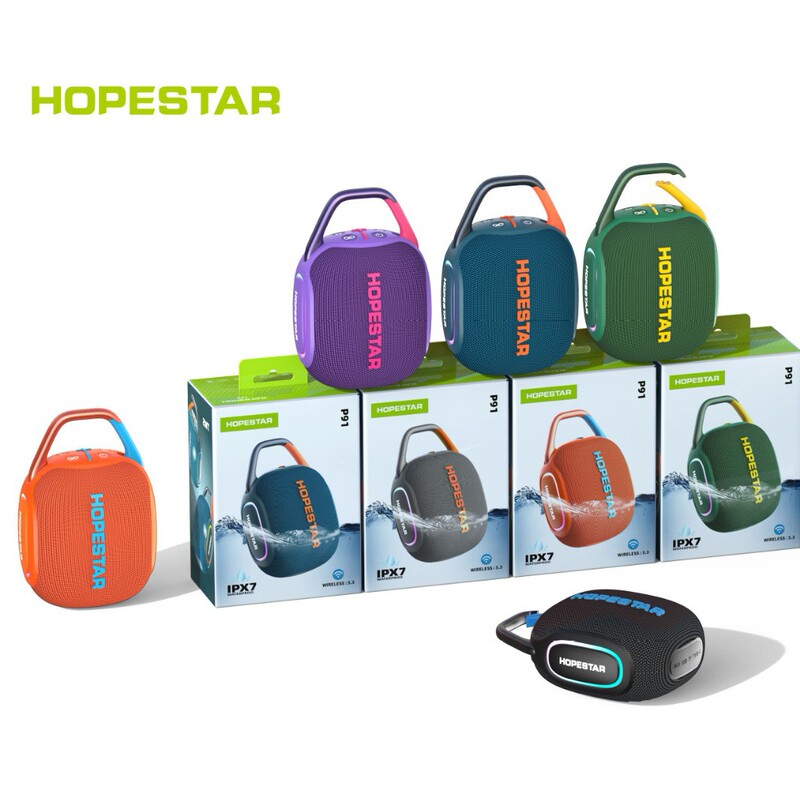 HOPESTAR P91防水便携无线蓝牙音箱户外运动骑行插卡小音响clip5|undefined