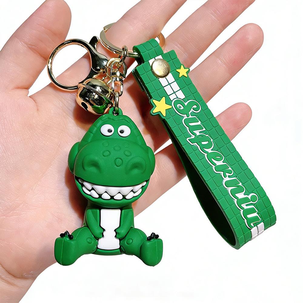 Llavero de silicona de Toy Story, el popular dibujo animado, con personajes como el alienígena de tres ojos, Buzz Lightyear y el oso Lotso, ideal como adorno para bolso.