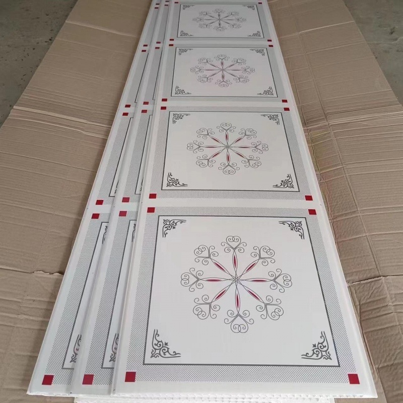 PVC tira larga de plástico fuelle de techo de plástico techo de goma cocido techo sala de estar dormitorio baño material de decoración 30cm