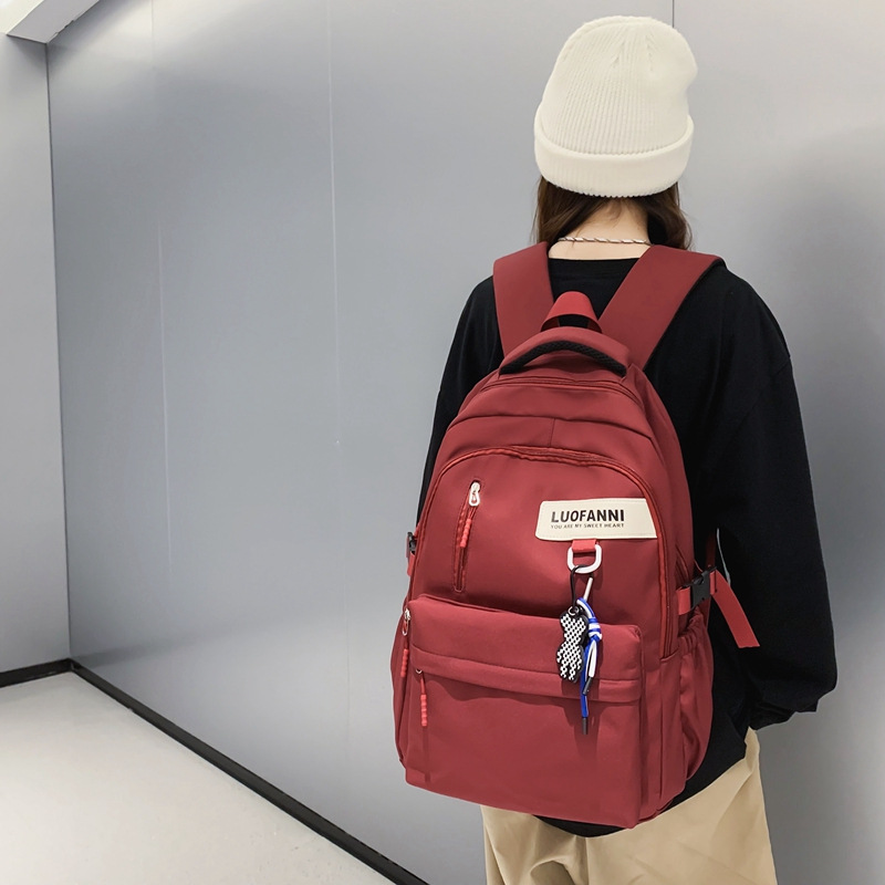 Instagram Capacity Trendy Korean Edition Girl High School Student backpack Leisure Backpack_voghion.com