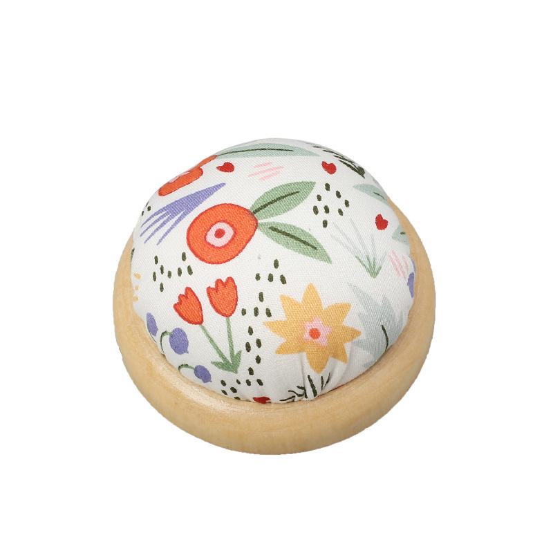 Tela de costura Herramienta de aguja de almacenamiento de bricolaje hecha a mano Bolsa de inserción de aguja de fondo de madera Bolsa de inserción de aguja Bolsa de inserción de aguja