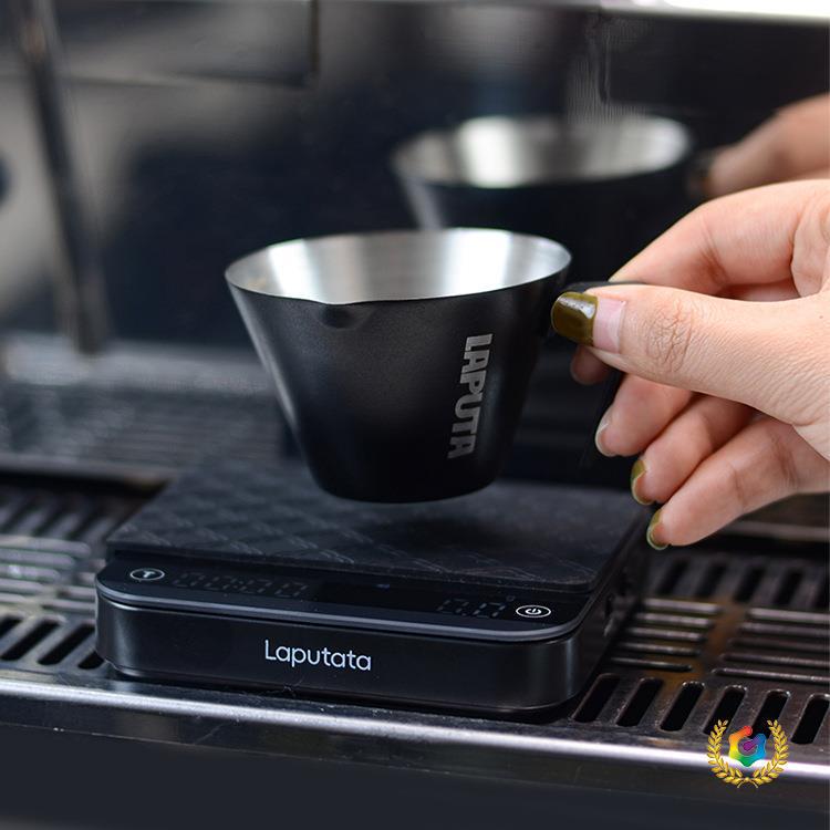 ✅ Lepton Obsidian Coffee Electronic Scale Mini Italian Smart Hand-Brewed Coffee Scale with Timer