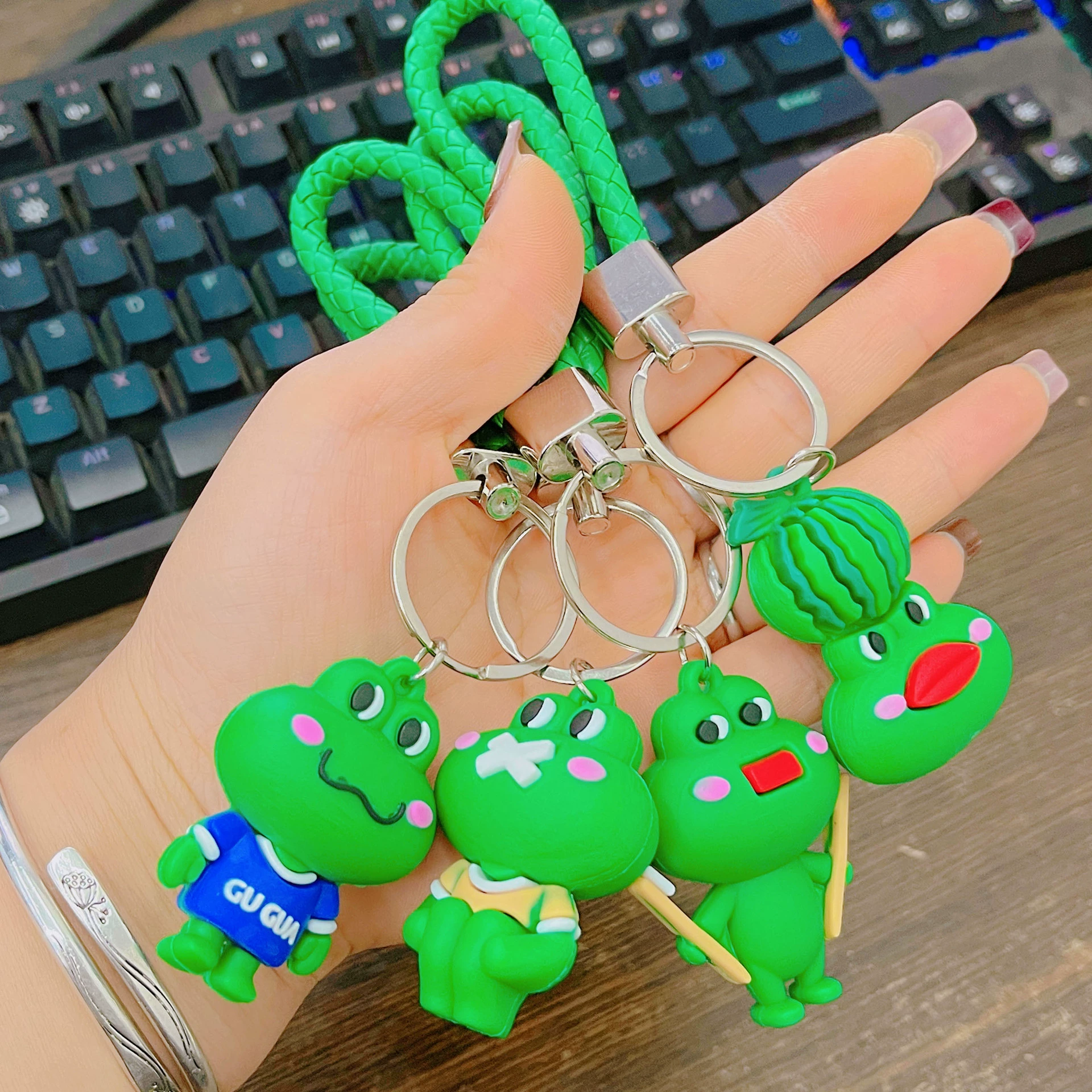 Sanrio, креативный плетёный брелок, подвеска для ключей, новая коллекция, оптом
