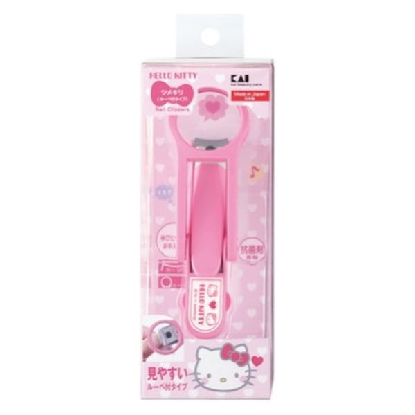 日本进口防飞溅剪指甲剪刀放大镜指甲刀折叠不锈钢脚指甲钳单个装