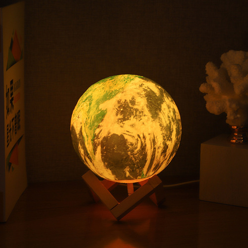3 Starry Sky Moon Light Household Bedroom Atmosphere Bedside Night Light Moon Table Lamp Creative Starry Sky Light Gift