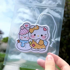 车载香薰香片挂件卡通汽车香膏持久车内除异味香氛衣柜挂饰香水片