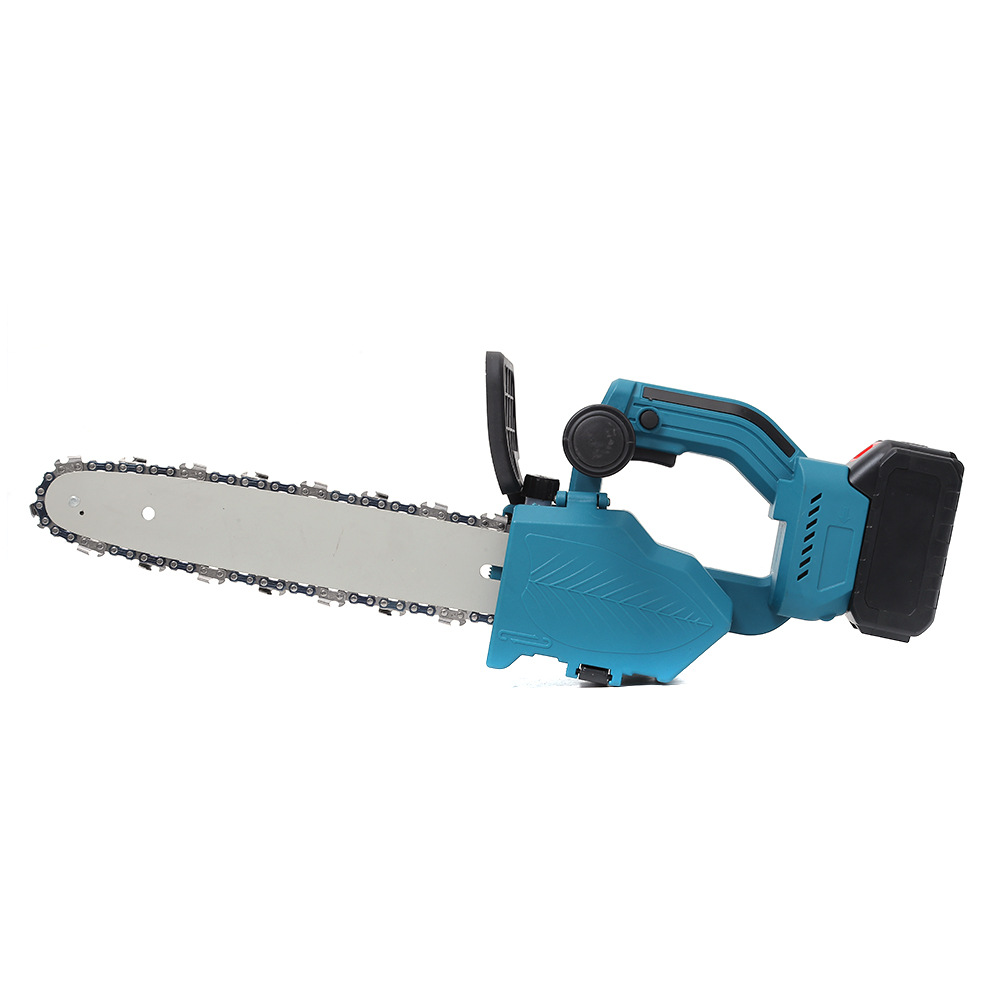 12寸锂电锯充电式家用小型电锯切割木材锯无线电锯户外园林伐木锯