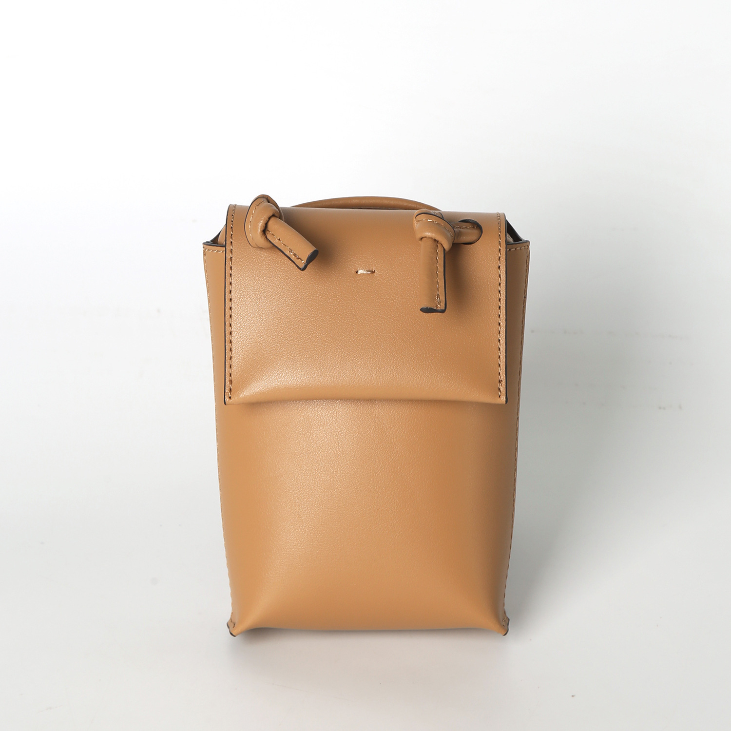 新款出口半手工韩国小众设计decke手机包女士斜挎包牛皮迷你小包