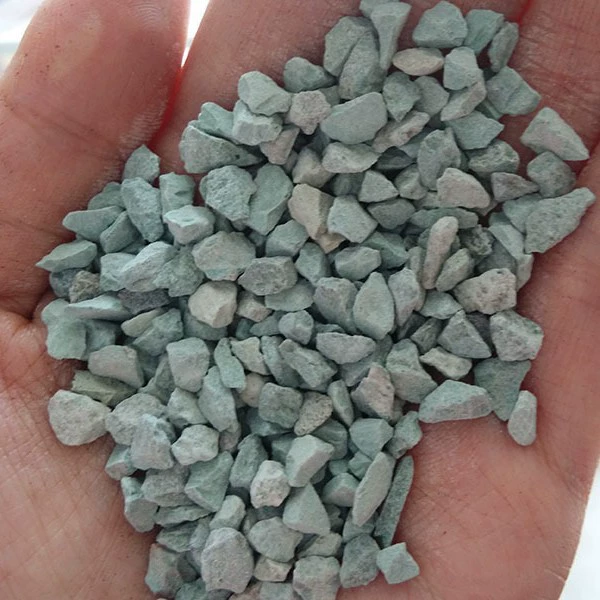 Поставка садоводства зеленый цеолит анти-гнили корневой цеолит 20 кг 1-3 мм Почвы смешивания