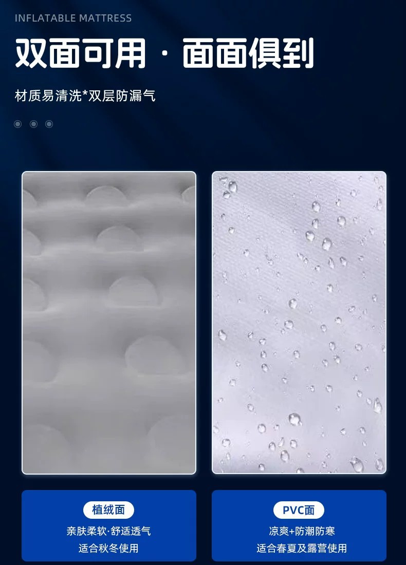 Prado Inflatable Bed Suitable for Car Use, Inflatable Mattress for Car Back Seat, Trunk Sleeping Pad, Car Bed