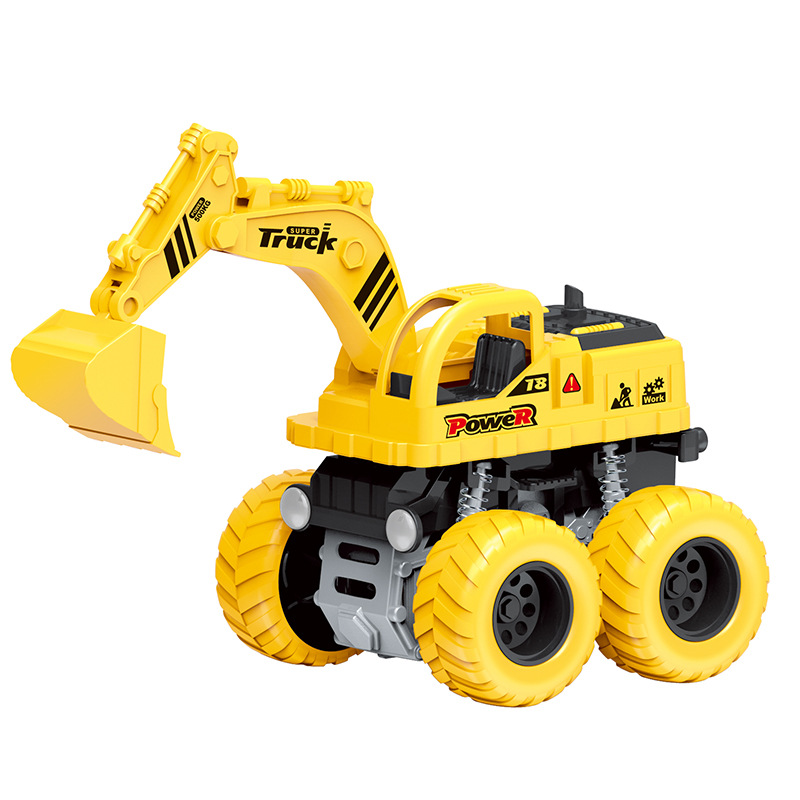 Auto Todoterreno de Inercia de Plástico Acrobático para Niños