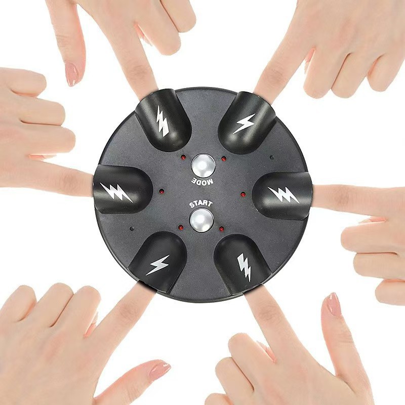 Nuevo juego de mesa extraño de Amazon transfronterizo, descompresión complicada, detector de mentiras de descarga eléctrica de seis dedos, reunión de adultos, juego complicado