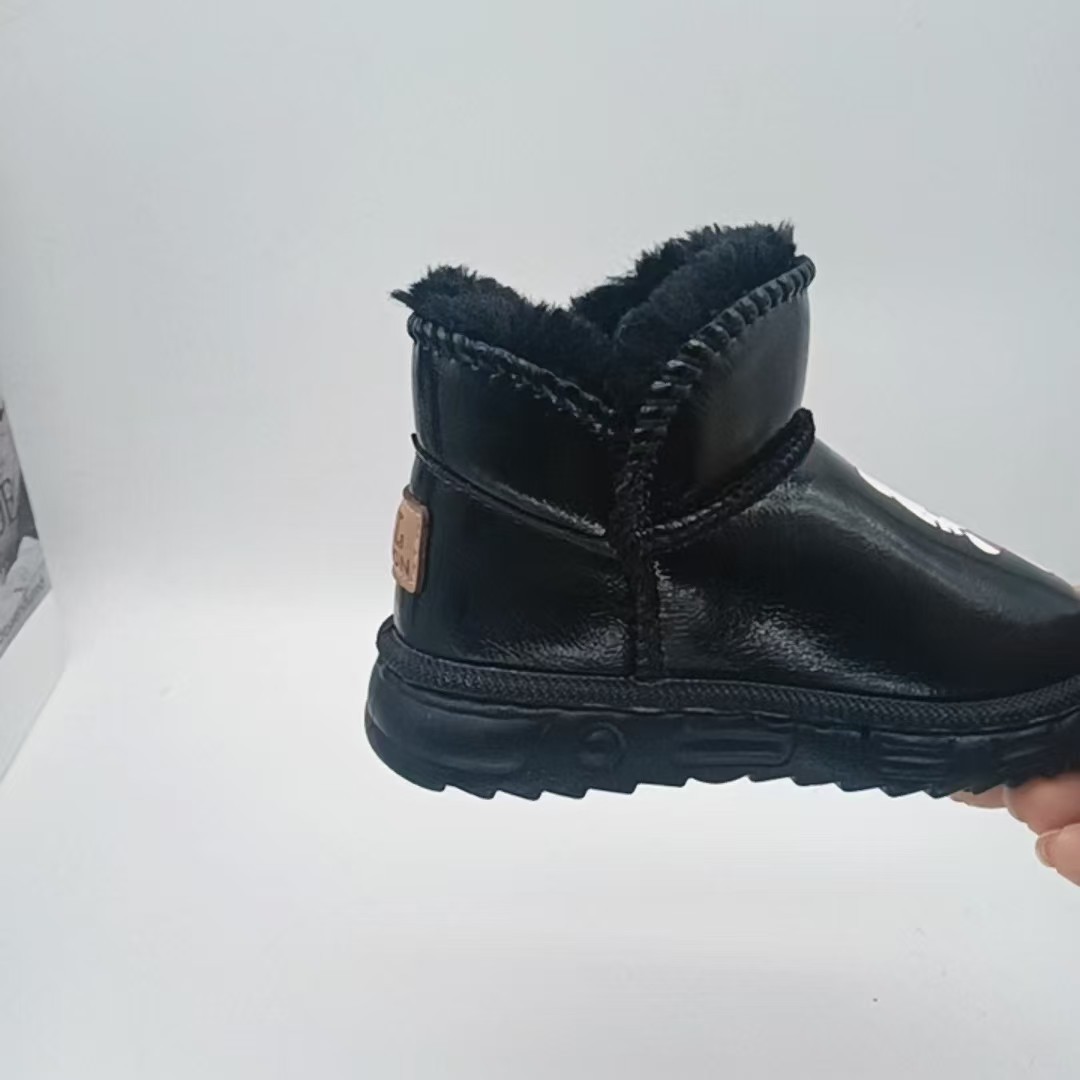 Botas de algodón de invierno de lana para niños y niñas botas de nieve zapatos de algodón para niños zapatos deportivos de algodón para niños zapatos de niñas
